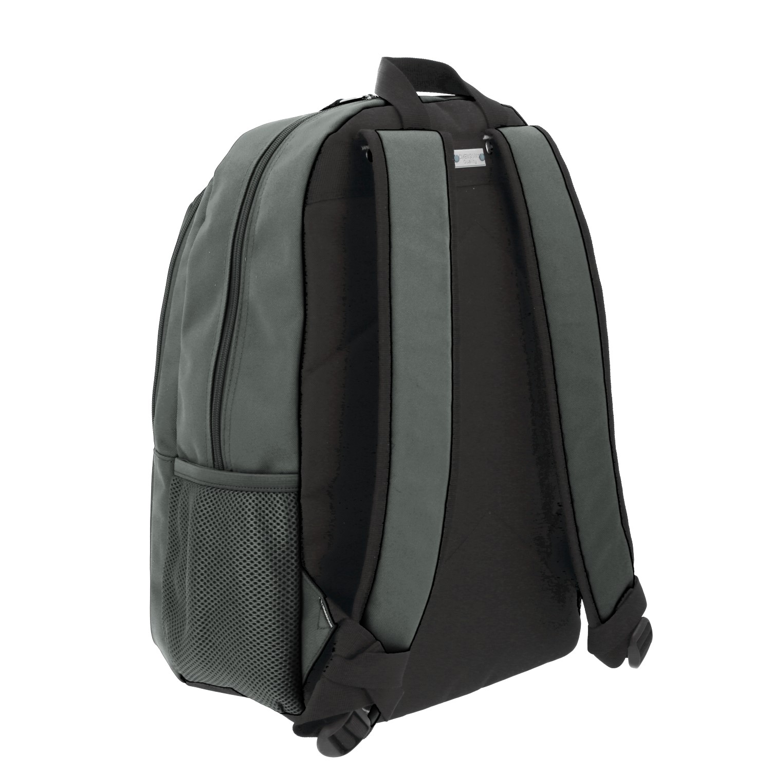Mochila escolar juvenil 1818 by Chenson color gris con amplios compartimentos 3