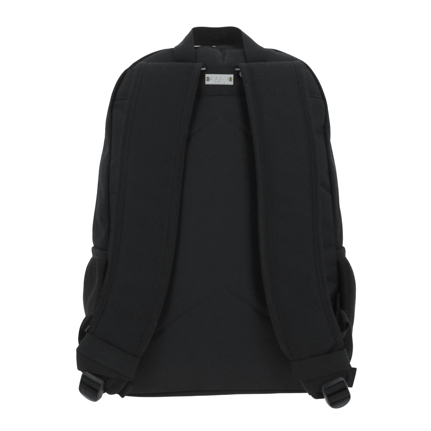 Mochila escolar juvenil 1818 by Chenson negra con amplio compartimento 4