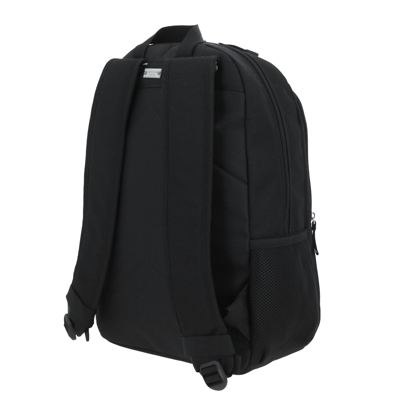 Mochila escolar juvenil 1818 by Chenson negra con amplio compartimento 5