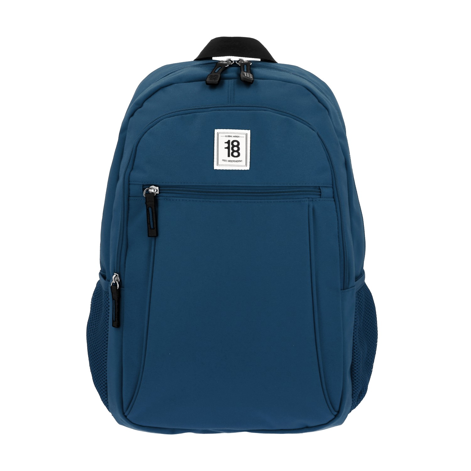 Mochila escolar juvenil 1818 by Chenson azul con amplios compartimentos