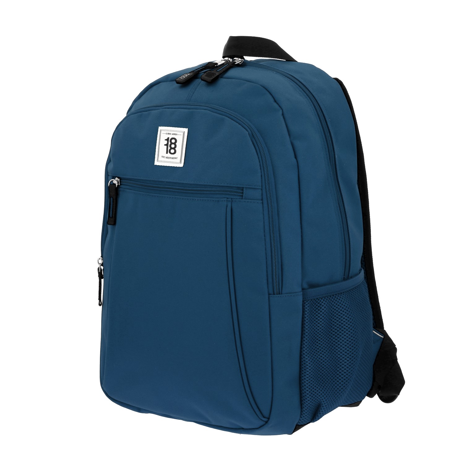 Mochila escolar juvenil 1818 by Chenson azul con amplios compartimentos 2