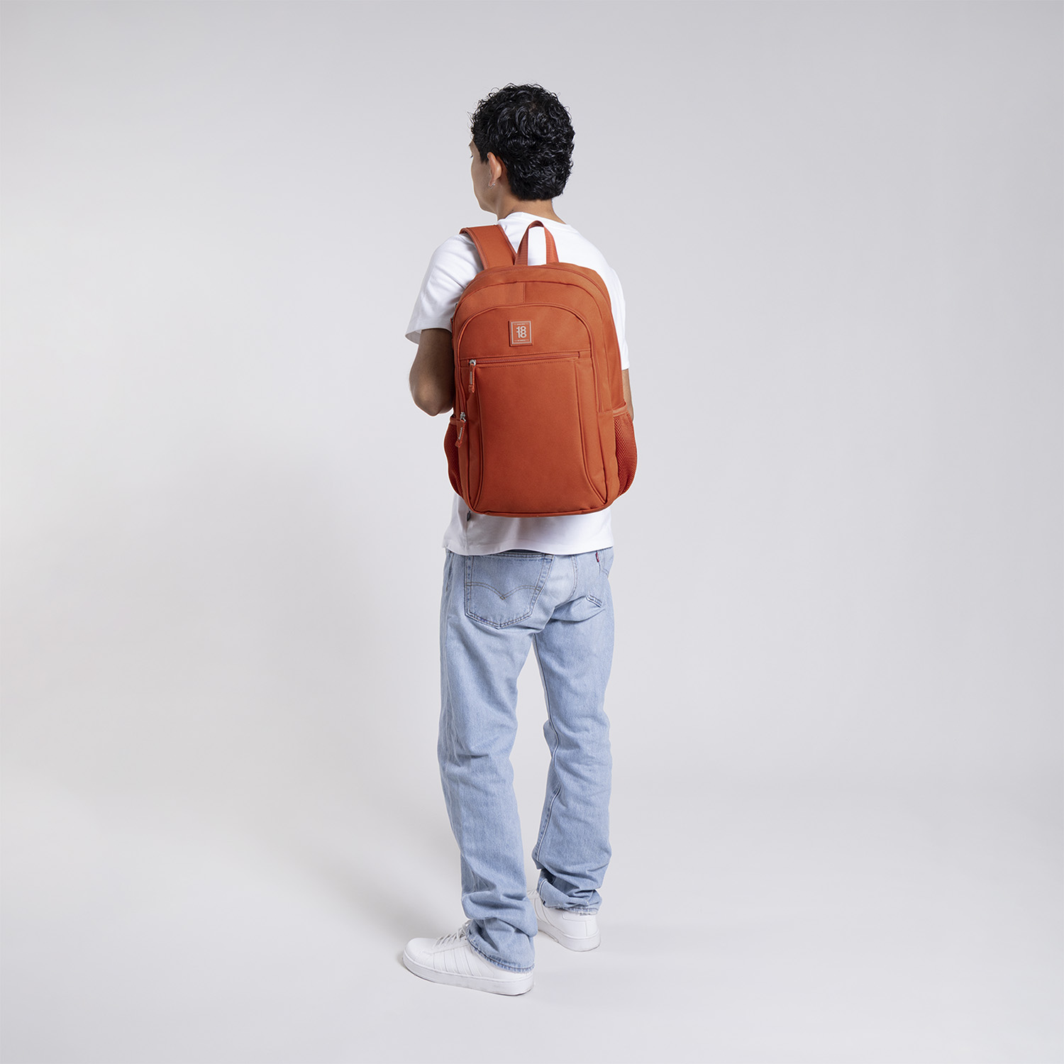 Mochila escolar juvenil naranja 1818 by Chenson - Estilo y funcionalidad - vista 2