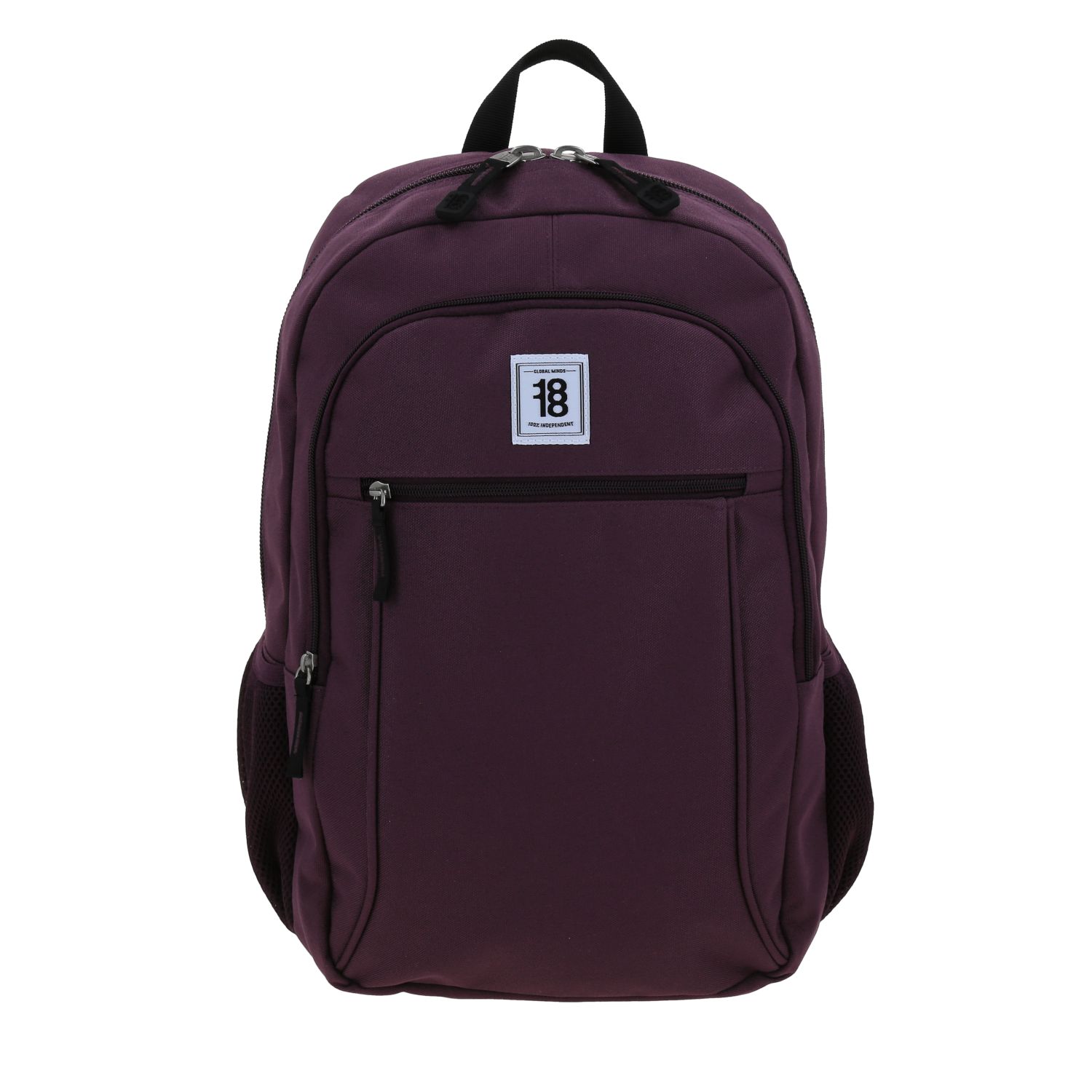 Mochila escolar juvenil 1818 by Chenson color uva con compartimento amplio