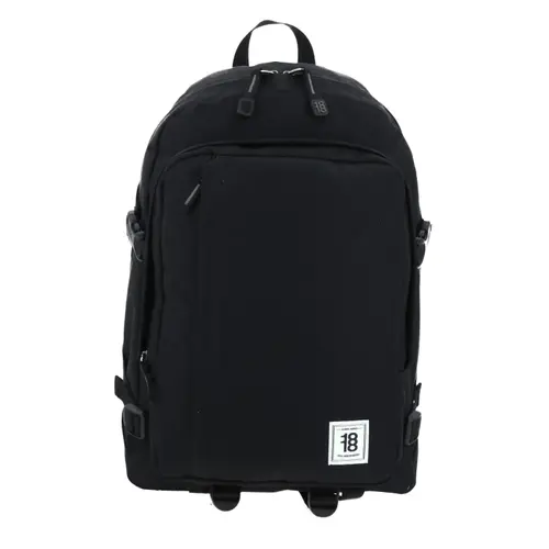Mochila escolar juvenil 1818 by Chenson color negro con compartimentos