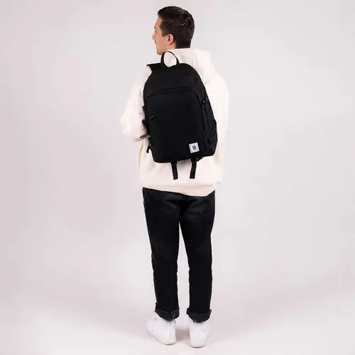 Mochila escolar juvenil 1818 by Chenson color negro con compartimentos - vista 2