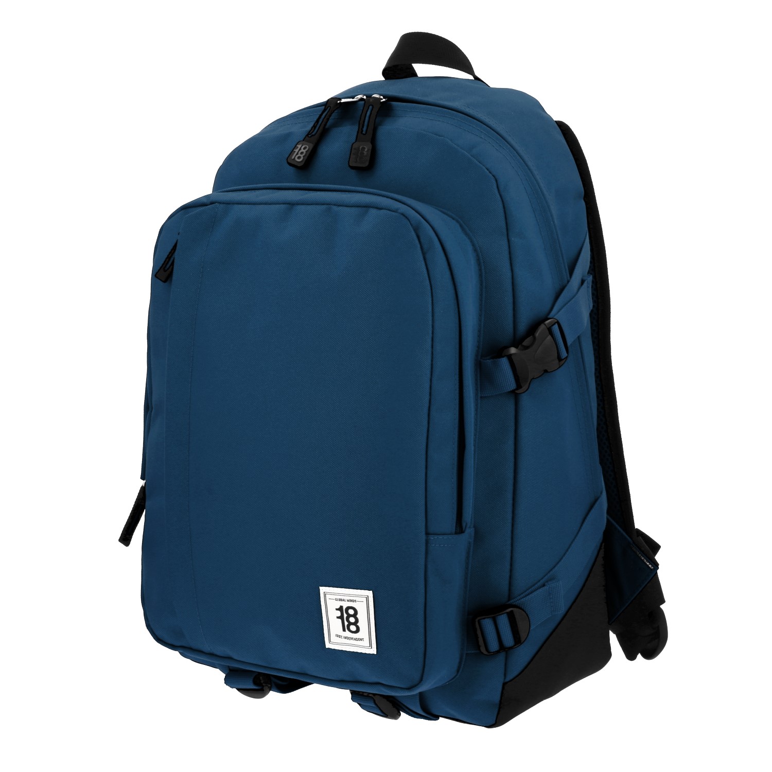 Mochila escolar juvenil 1818 by Chenson azul con amplio compartimento 2