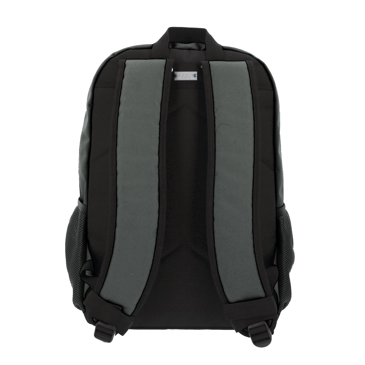 Mochila escolar juvenil 1818 by Chenson gris con amplio espacio 4