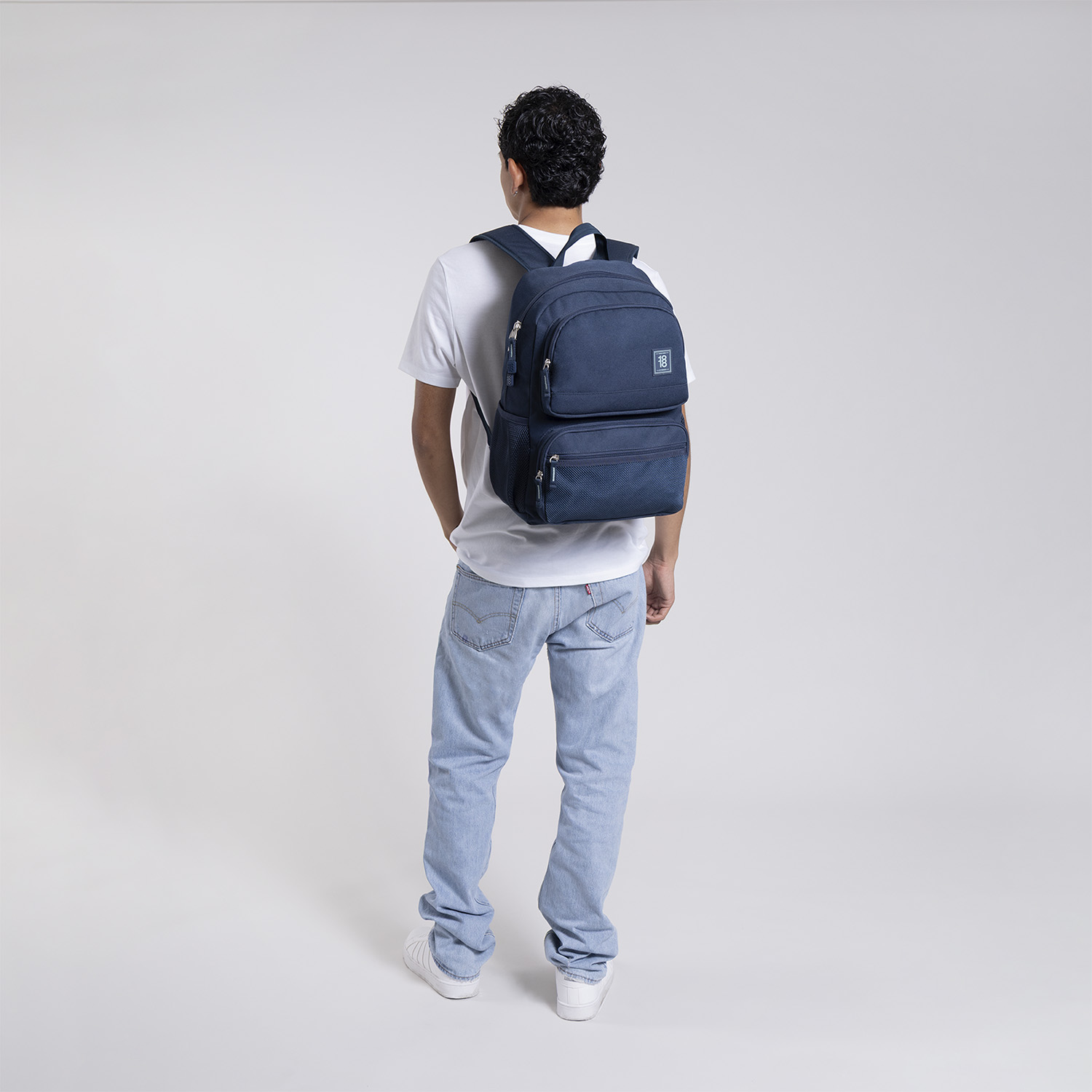 Mochila Escolar 1818 by Chenson Azul Marino - Juvenil - vista 2