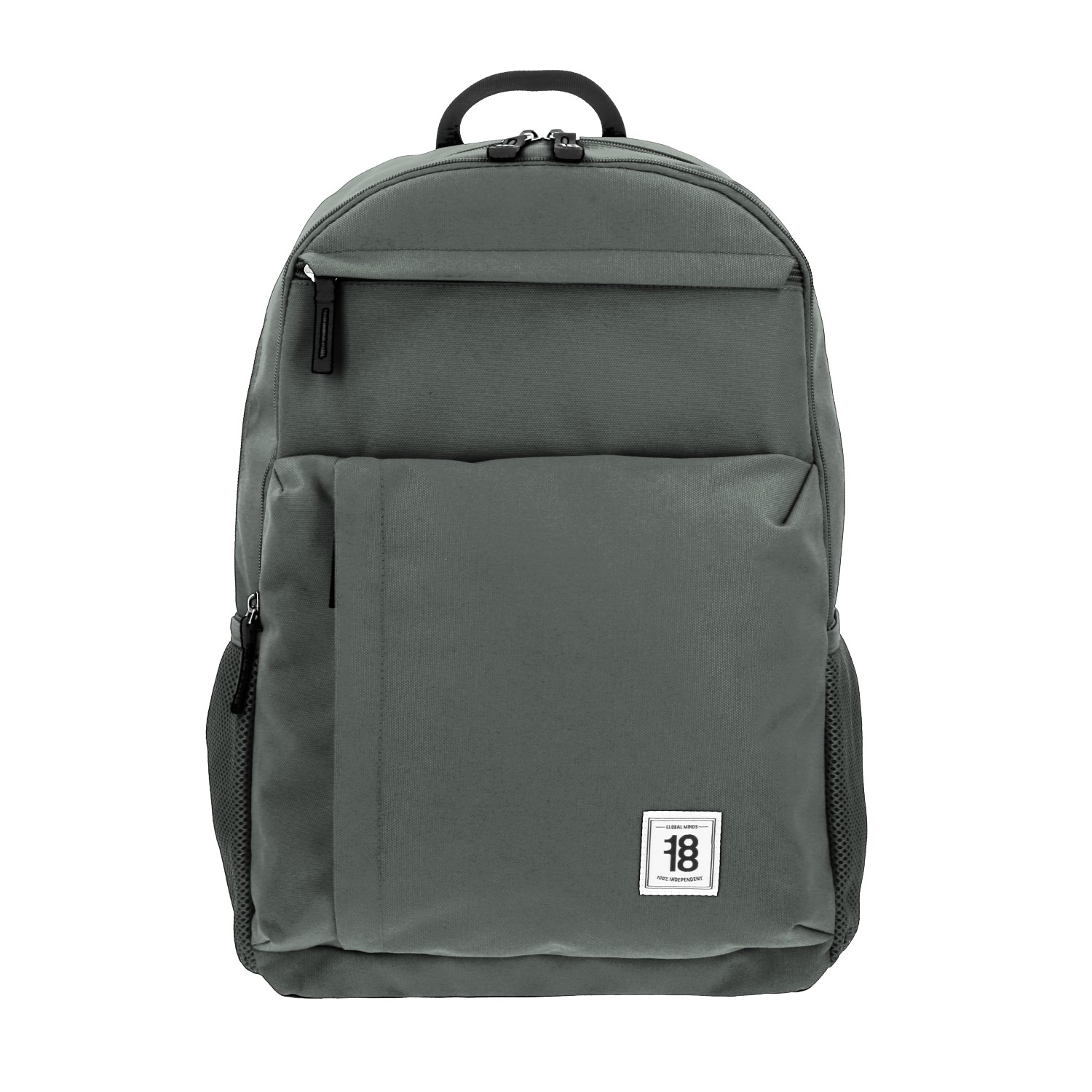 Mochila escolar juvenil 1818 by Chenson Gris con amplio compartimento