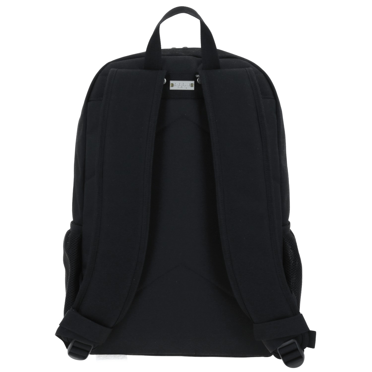 Mochila escolar juvenil 1818 by Chenson negra con amplio compartimento 4
