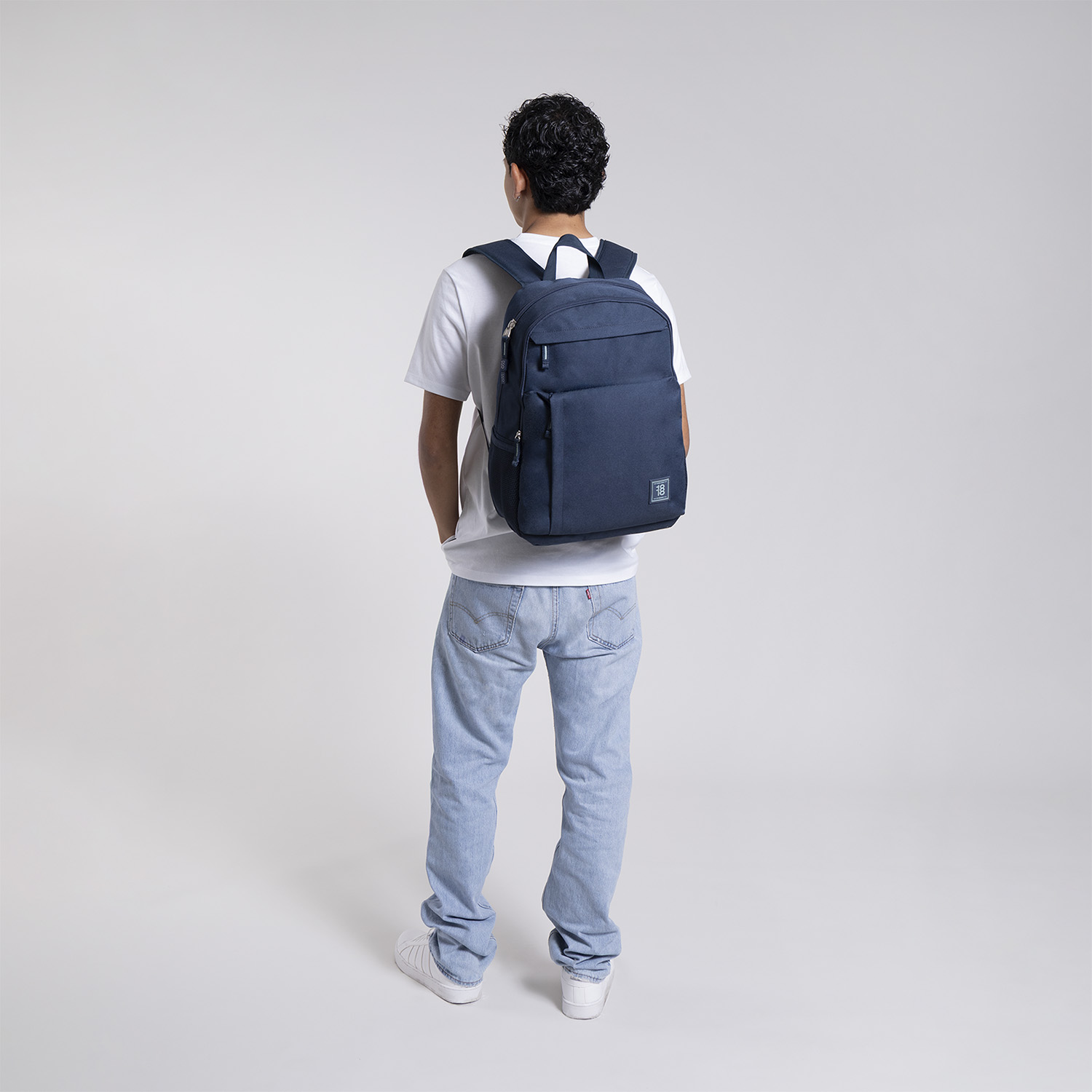 Mochila Escolar 1818 by Chenson Azul Marino - Compartimentos - vista 2