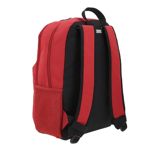 Mochila escolar juvenil 1818 by Chenson en color rojo con amplio espacio 3