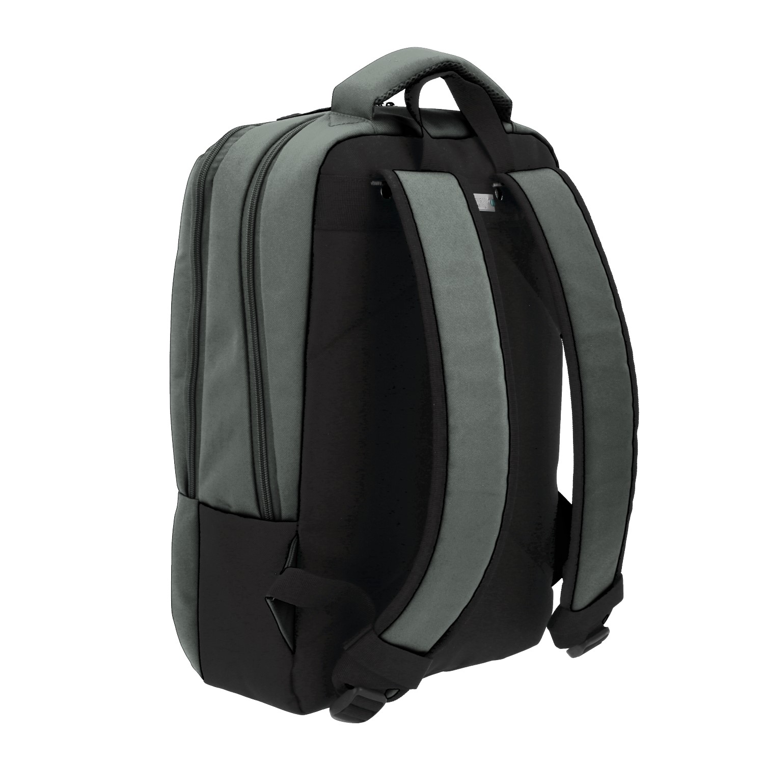 Mochila juvenil gris 1818 by Chenson con porta laptop y amplios compartimentos 3