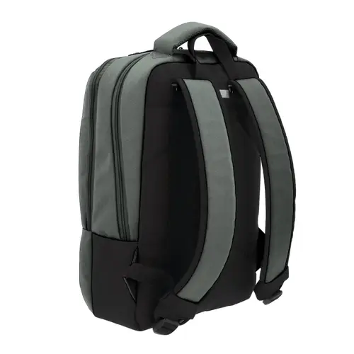Mochila juvenil gris 1818 by Chenson con porta laptop y amplios compartimentos 3