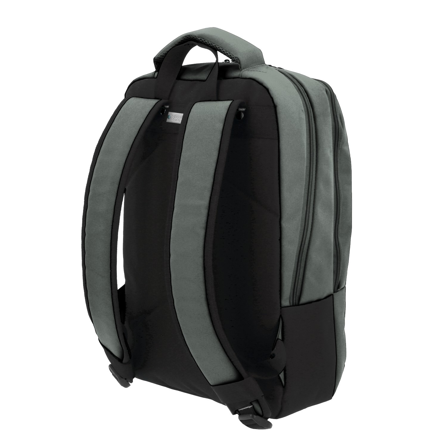 Mochila juvenil gris 1818 by Chenson con porta laptop y amplios compartimentos 5