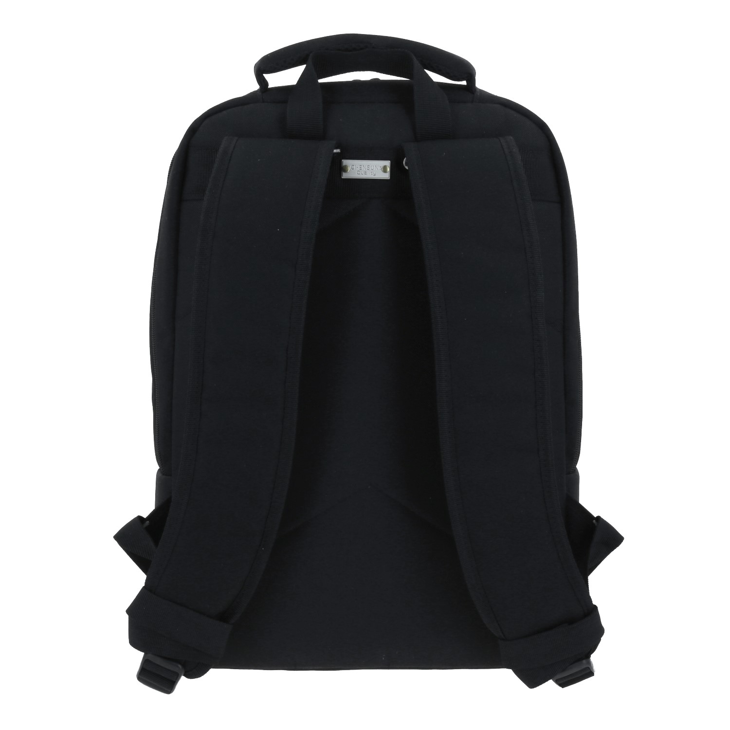 Mochila escolar juvenil 1818 by Chenson negra con amplio compartimento 4