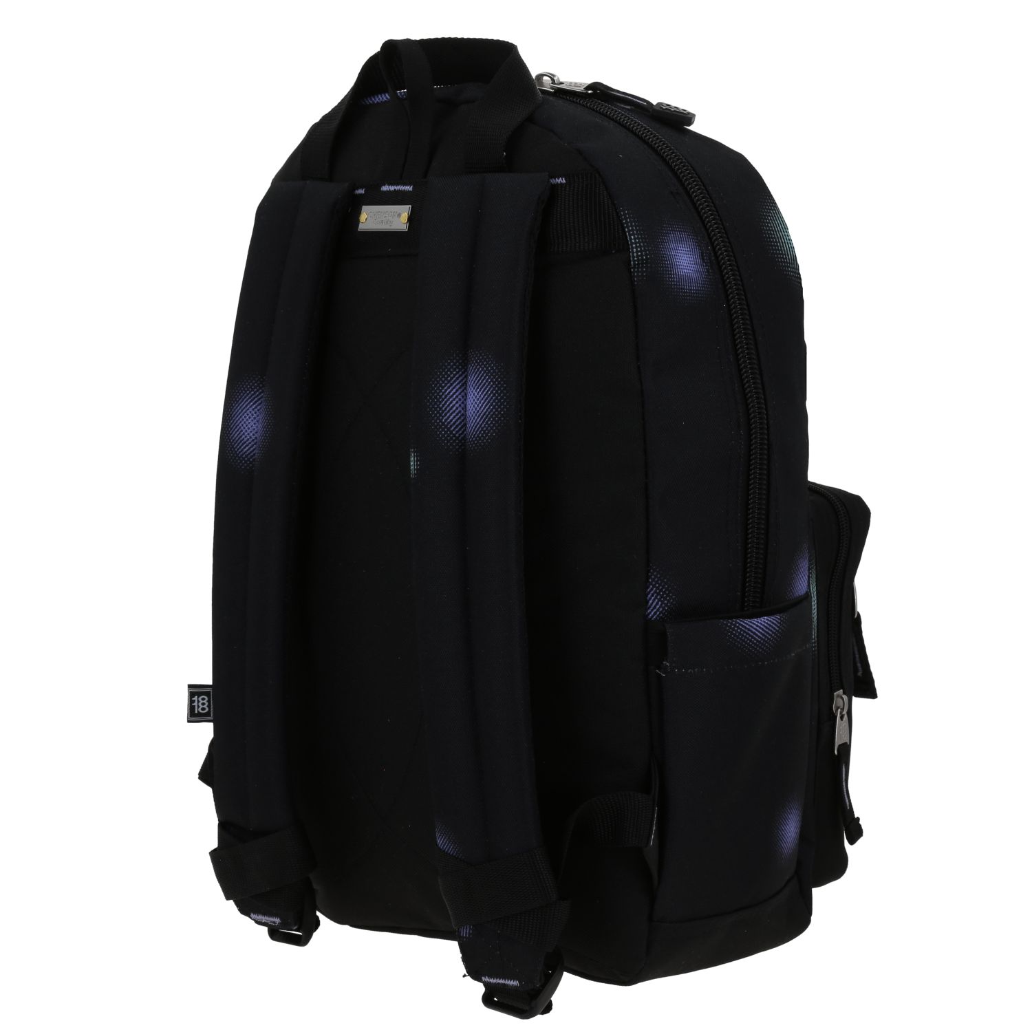 Mochila escolar juvenil 1818 by Chenson en color negro con organizador 5