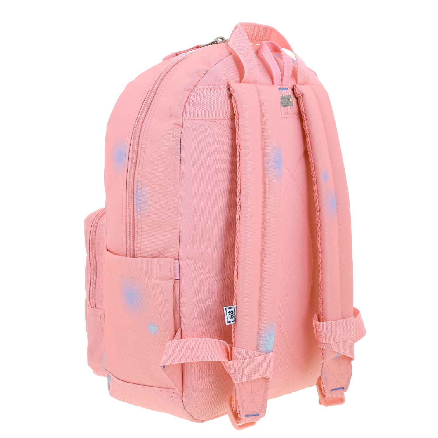Mochila escolar juvenil 1818 by Chenson rosa con amplio compartimento 3