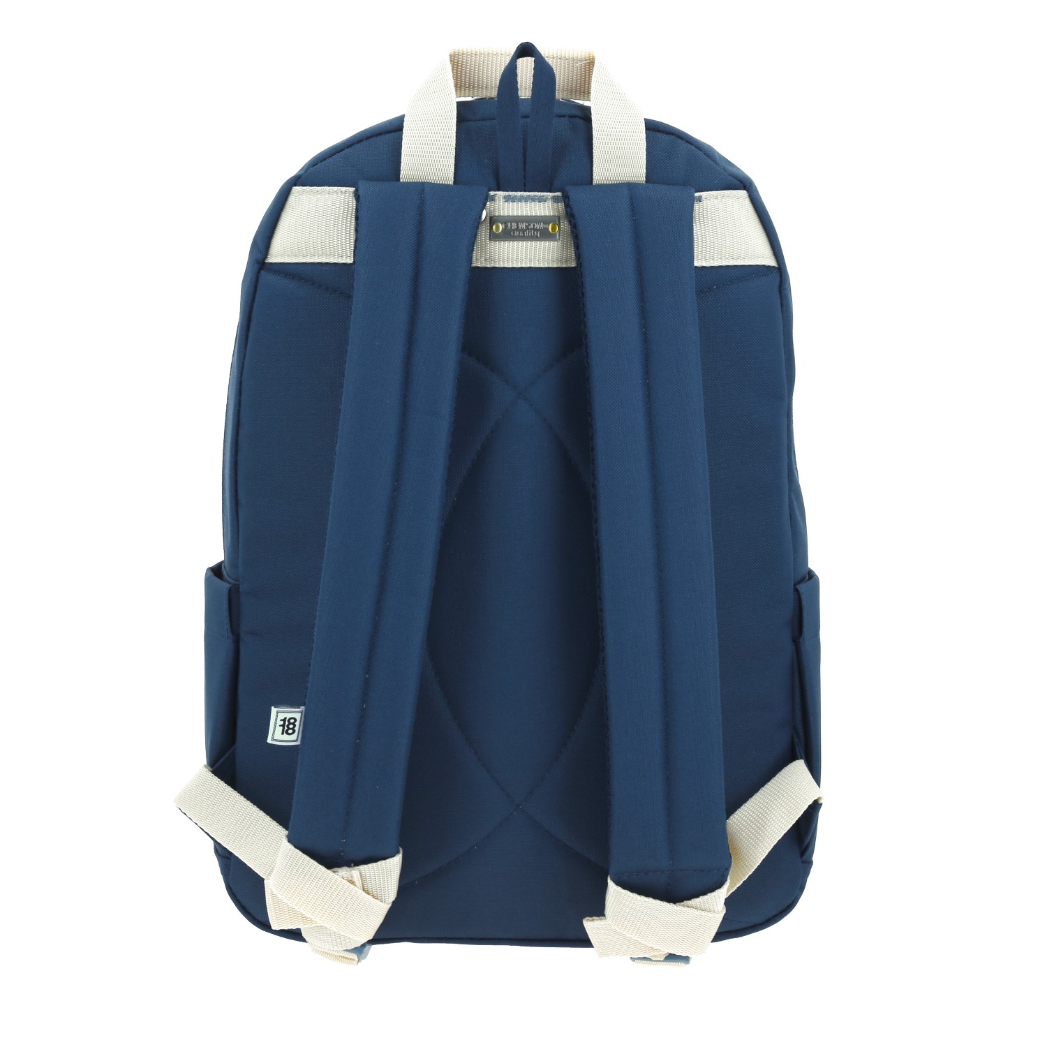 Mochila escolar juvenil 1818 by Chenson color azul con compartimentos amplios 4