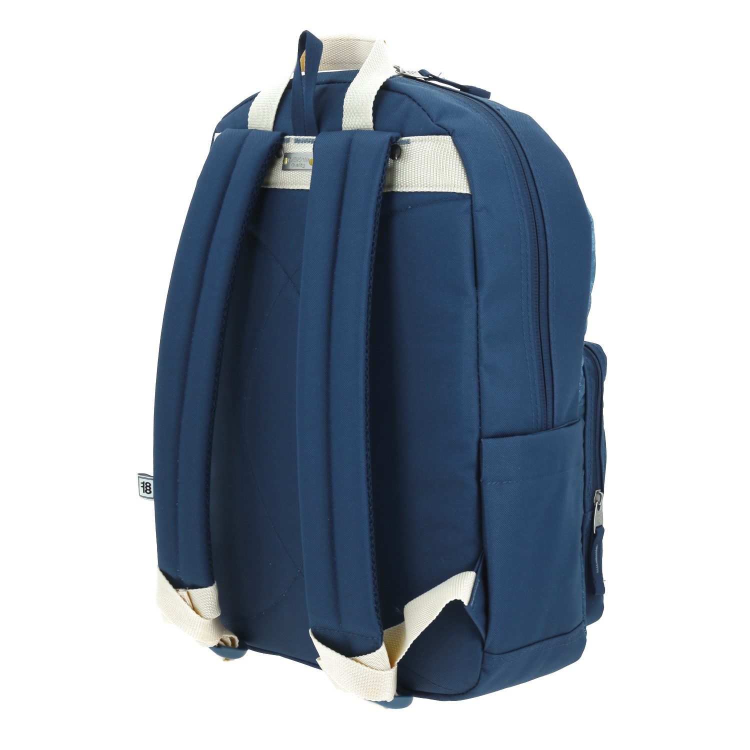 Mochila escolar juvenil 1818 by Chenson color azul con compartimentos amplios 5
