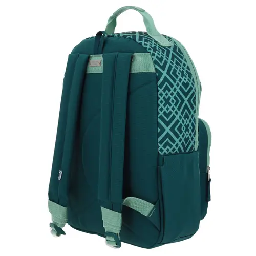 Mochila escolar juvenil 1818 by Chenson verde con amplia funcionalidad 5