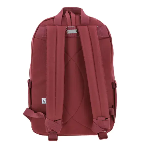 Mochila escolar magenta 1818 by Chenson para jóvenes con porta laptop - vista 2
