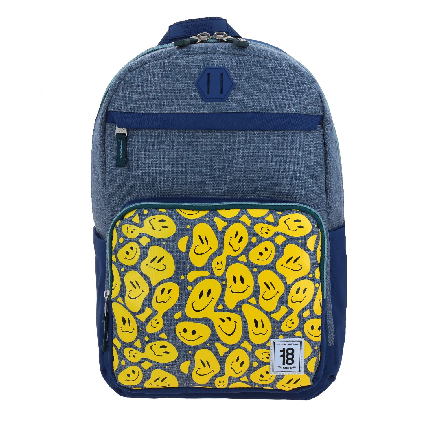 Mochila Escolar 1818 by Chenson Azul con Porta Laptop 15"