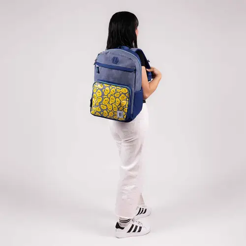 Mochila Escolar 1818 by Chenson Azul con Porta Laptop 15" - vista 2