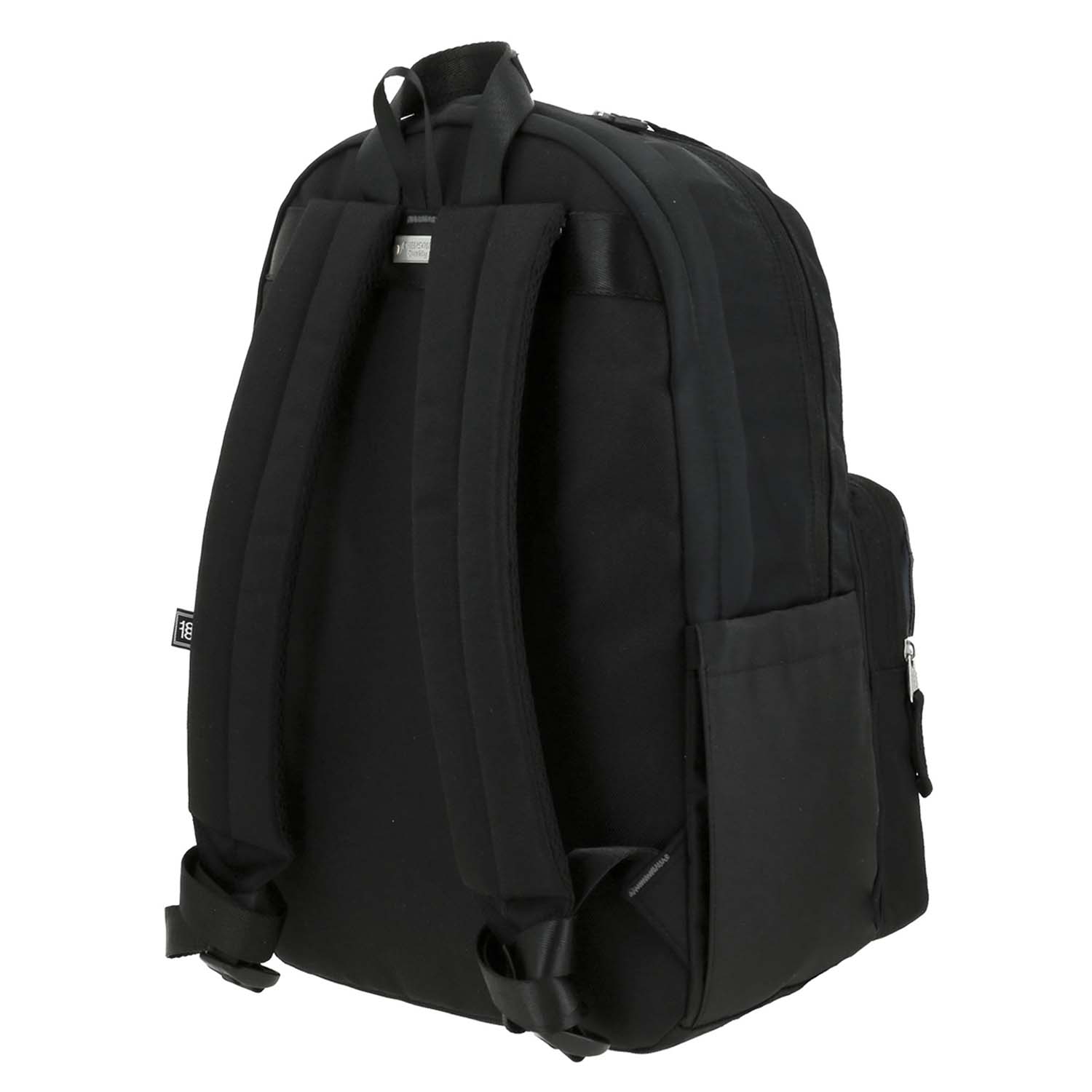 Mochila escolar juvenil 1818 by Chenson negra con amplio compartimento 5