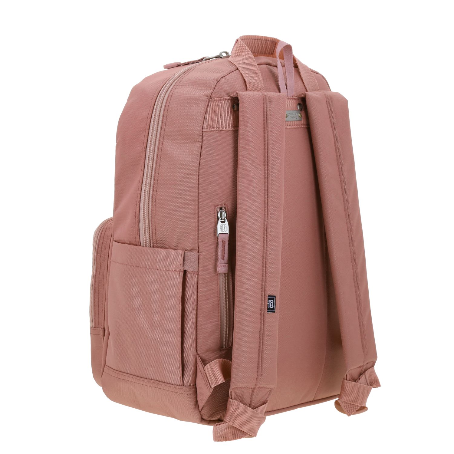 Mochila juvenil 1818 by Chenson café/oro rosa con amplio espacio y estilo 3