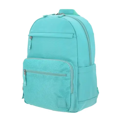 Mochila escolar juvenil 1818 by Chenson turquesa con amplio compartimento 2