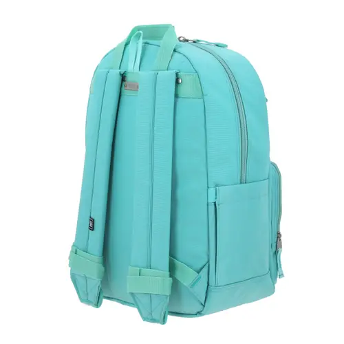 Mochila escolar juvenil 1818 by Chenson turquesa con amplio compartimento 5