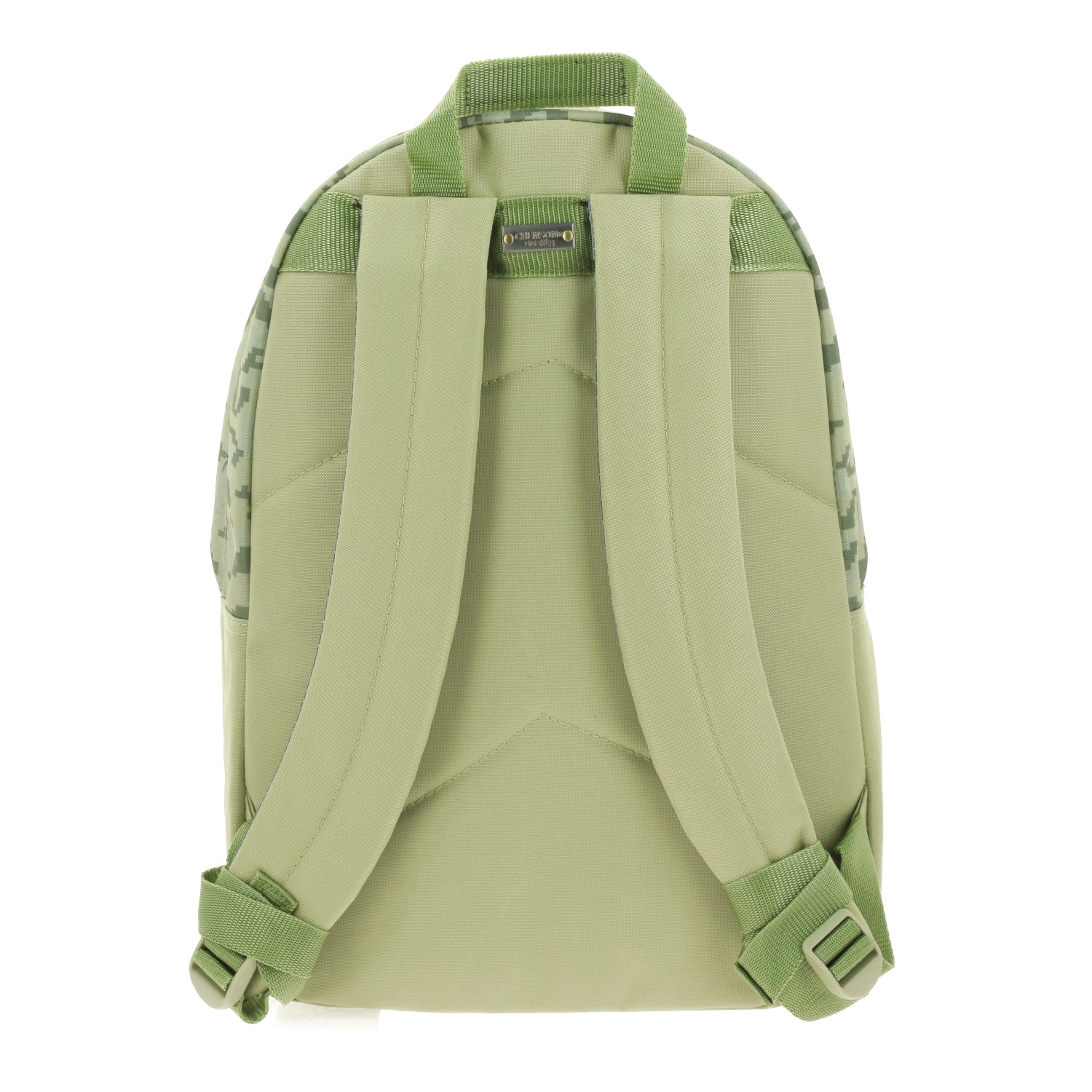 Mochila escolar juvenil 1818 by Chenson color verde seco con amplio compartimento 4
