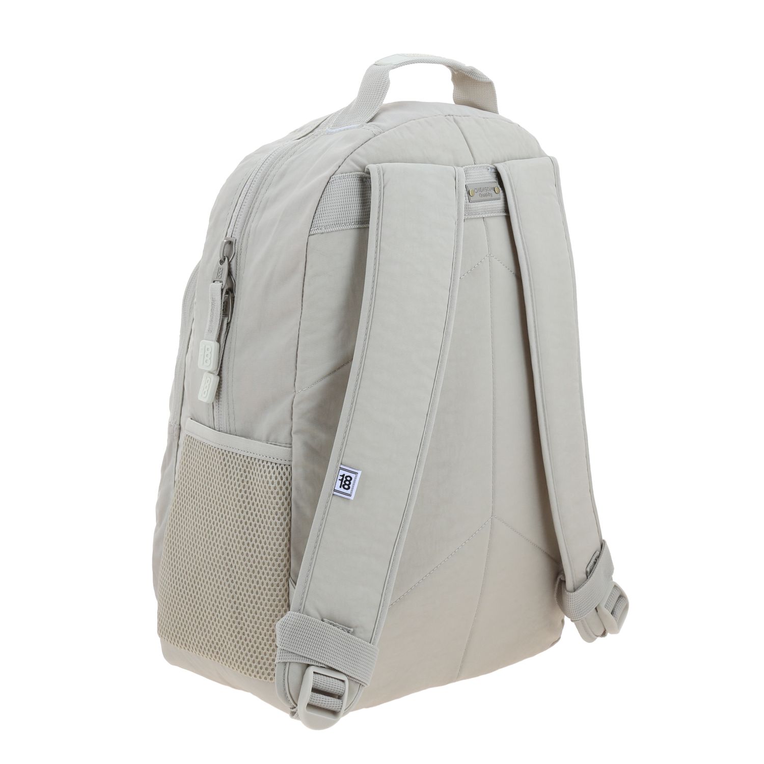Mochila escolar juvenil 1818 by Chenson beige con amplio compartimento 3