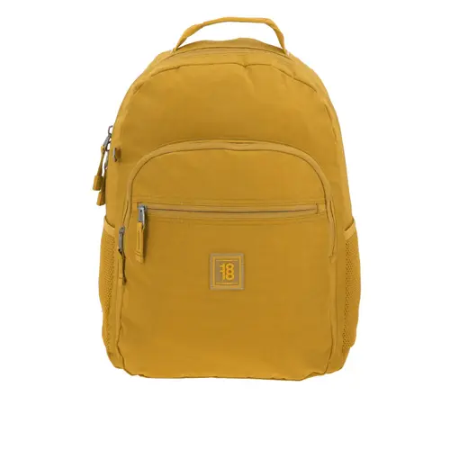 Mochila juvenil 1818 by Chenson amarilla con amplios compartimentos 1