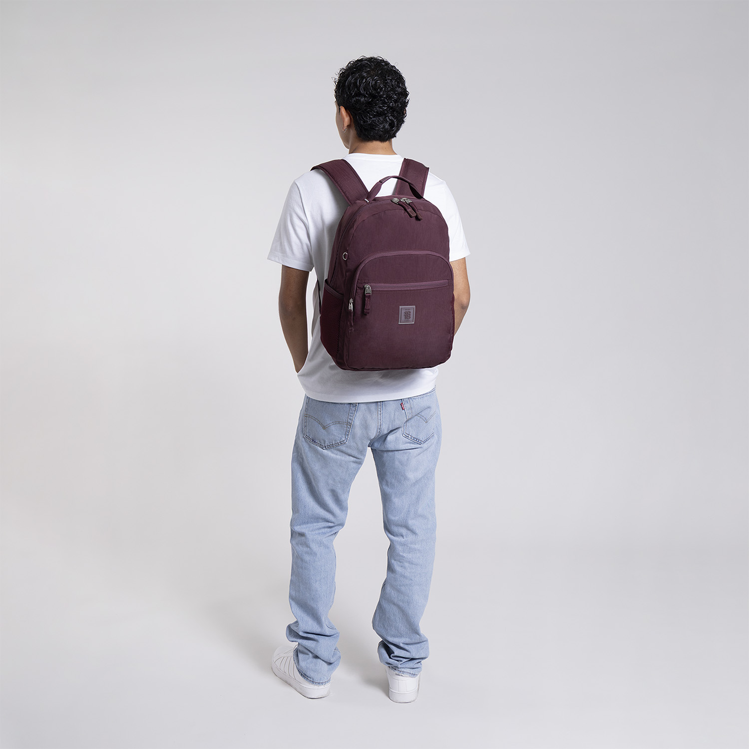 Mochila Escolar 1818 by Chenson Magenta - Amplio Compartimento - vista 2