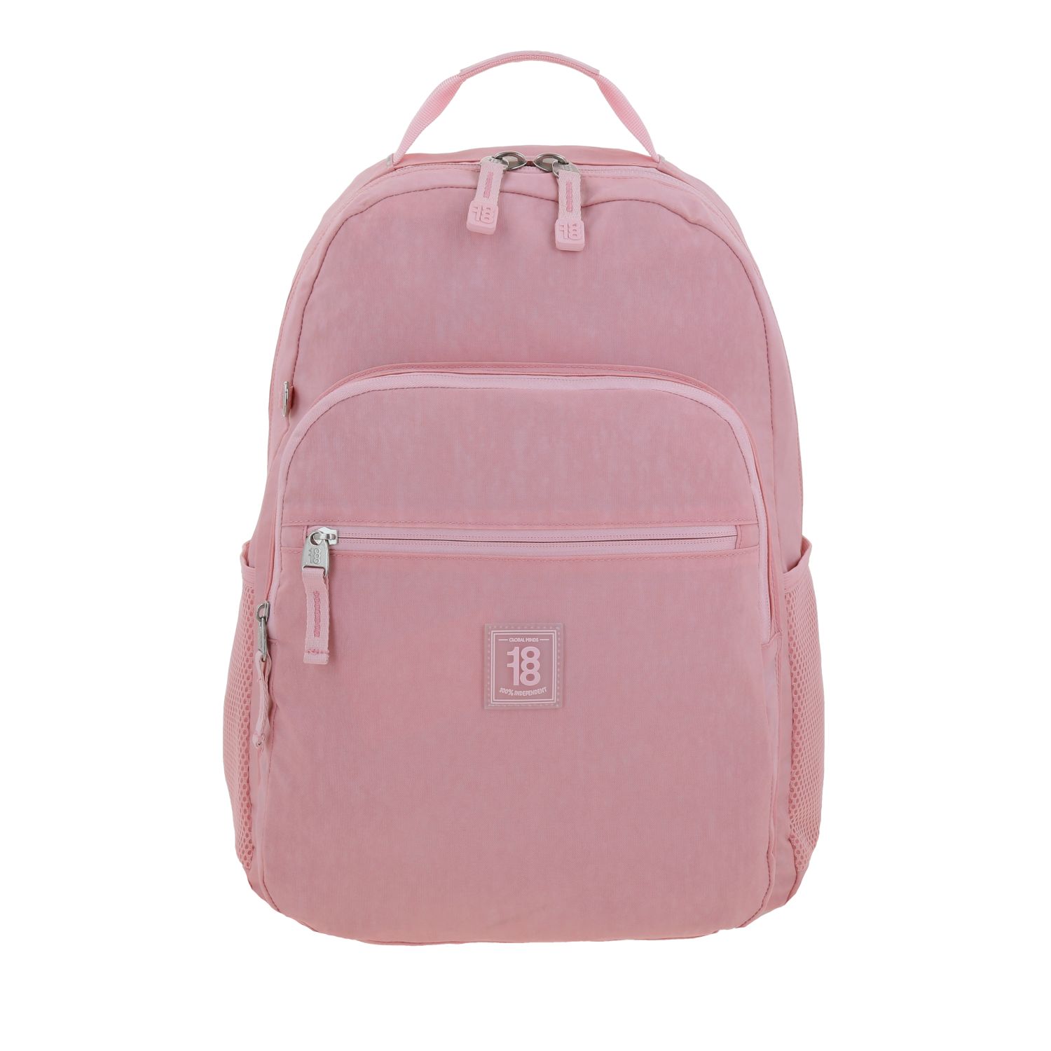 Mochila escolar juvenil 1818 by Chenson Rosa con amplio compartimento