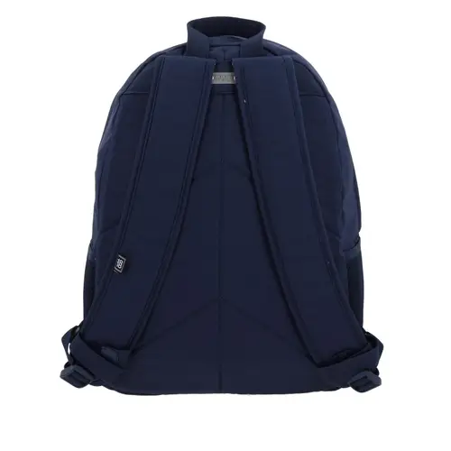 Mochila escolar juvenil 1818 by Chenson azul marino con múltiples compartimentos - vista 2