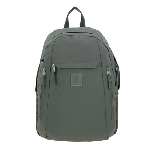 Mochila escolar juvenil 1818 by Chenson verde seco con compartimentos amplios 1