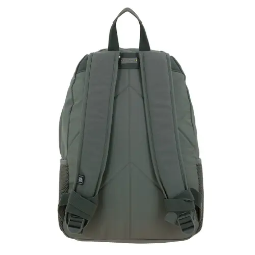 Mochila escolar juvenil 1818 by Chenson verde seco con compartimentos amplios 4