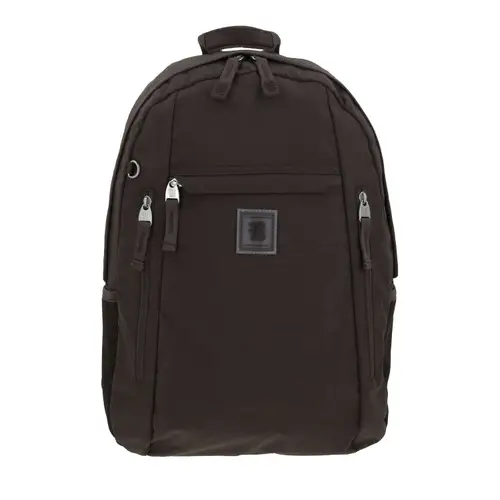 Mochila escolar juvenil 1818 by Chenson color café con amplios compartimentos