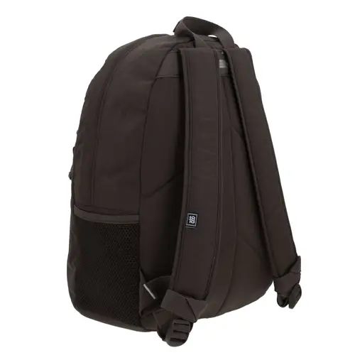 Mochila escolar juvenil 1818 by Chenson color café con amplios compartimentos 3