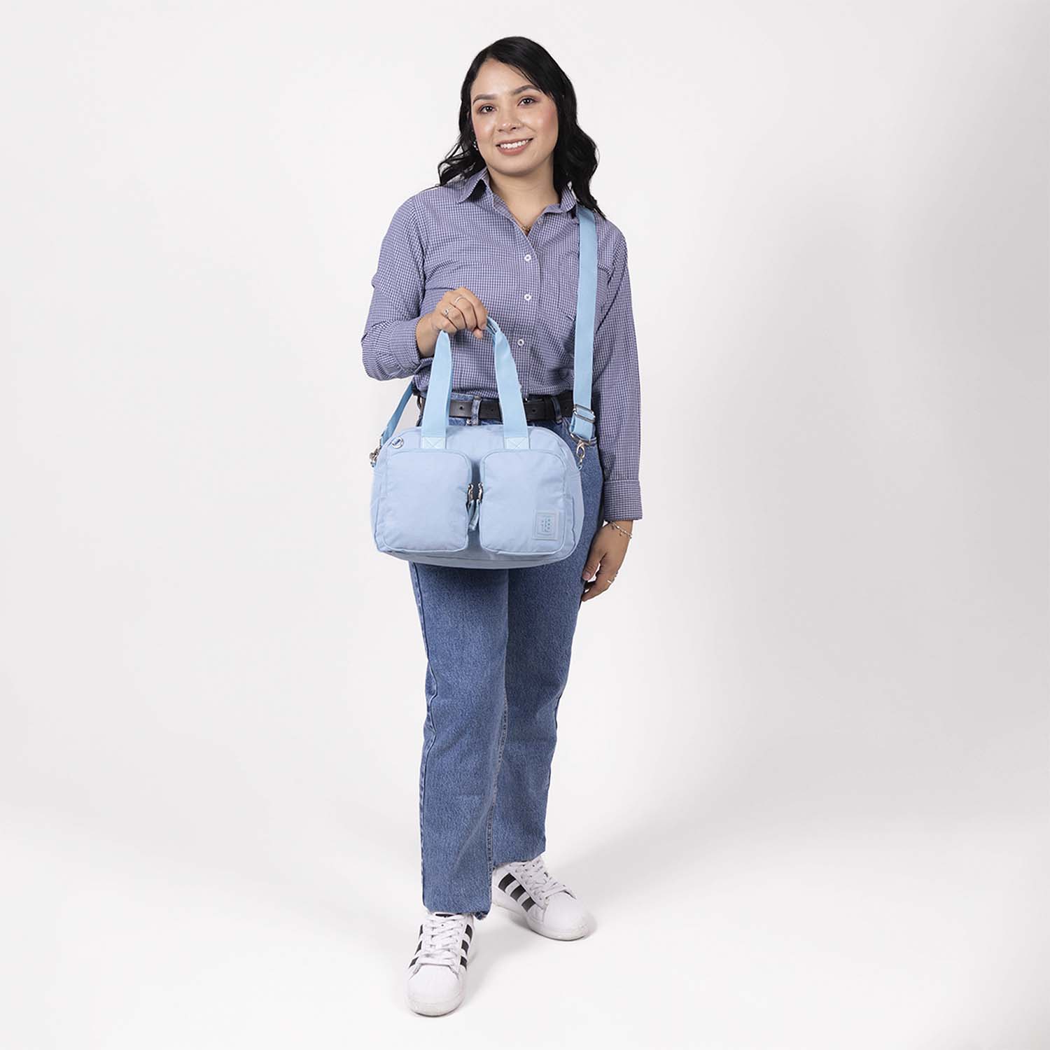 Bolsa de Mano para Dama 1818 by Chenson Azul con Múltiples Bolsillos - vista 2