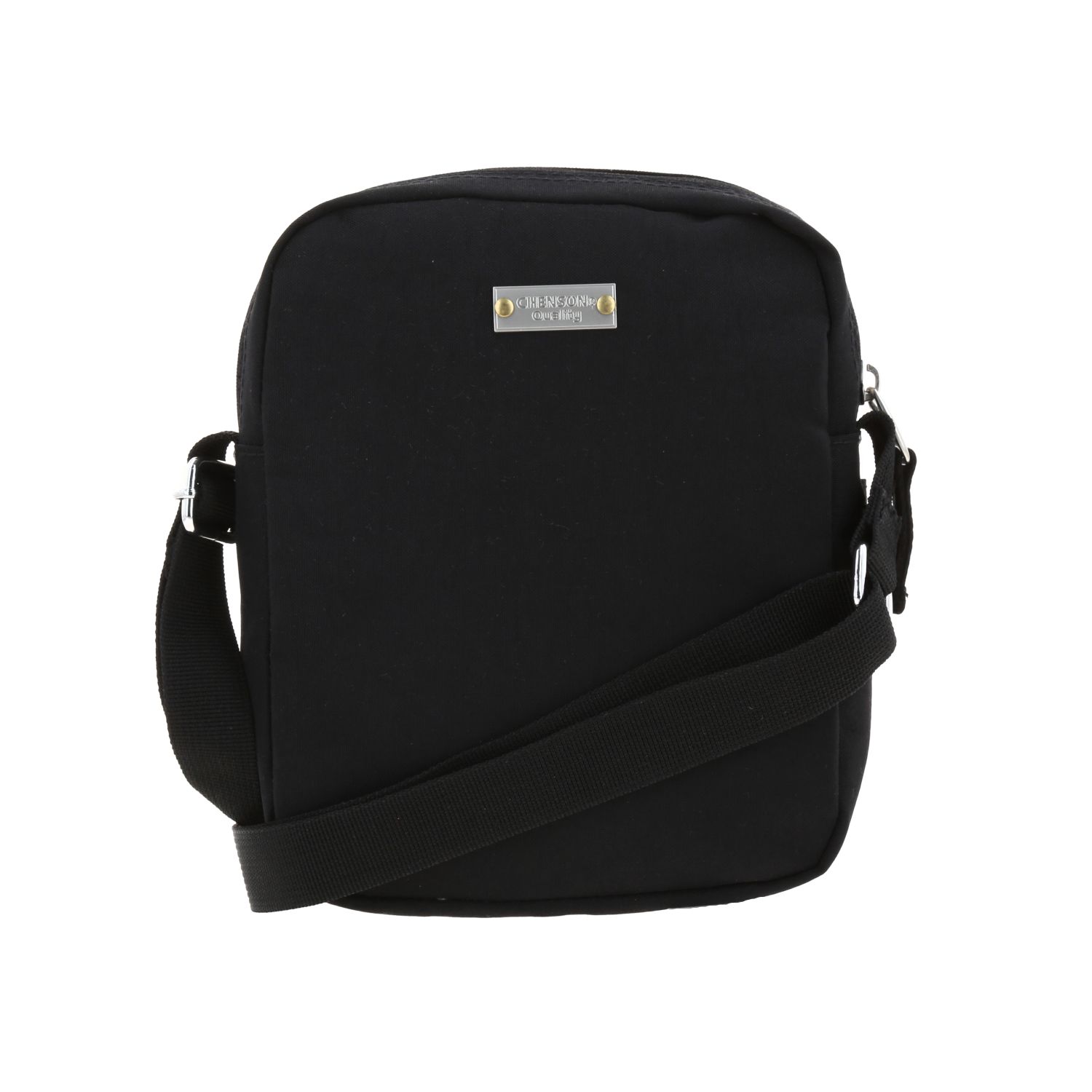 Bolsa de Lado 1818 by Chenson Negro con Múltiples Bolsillos 4