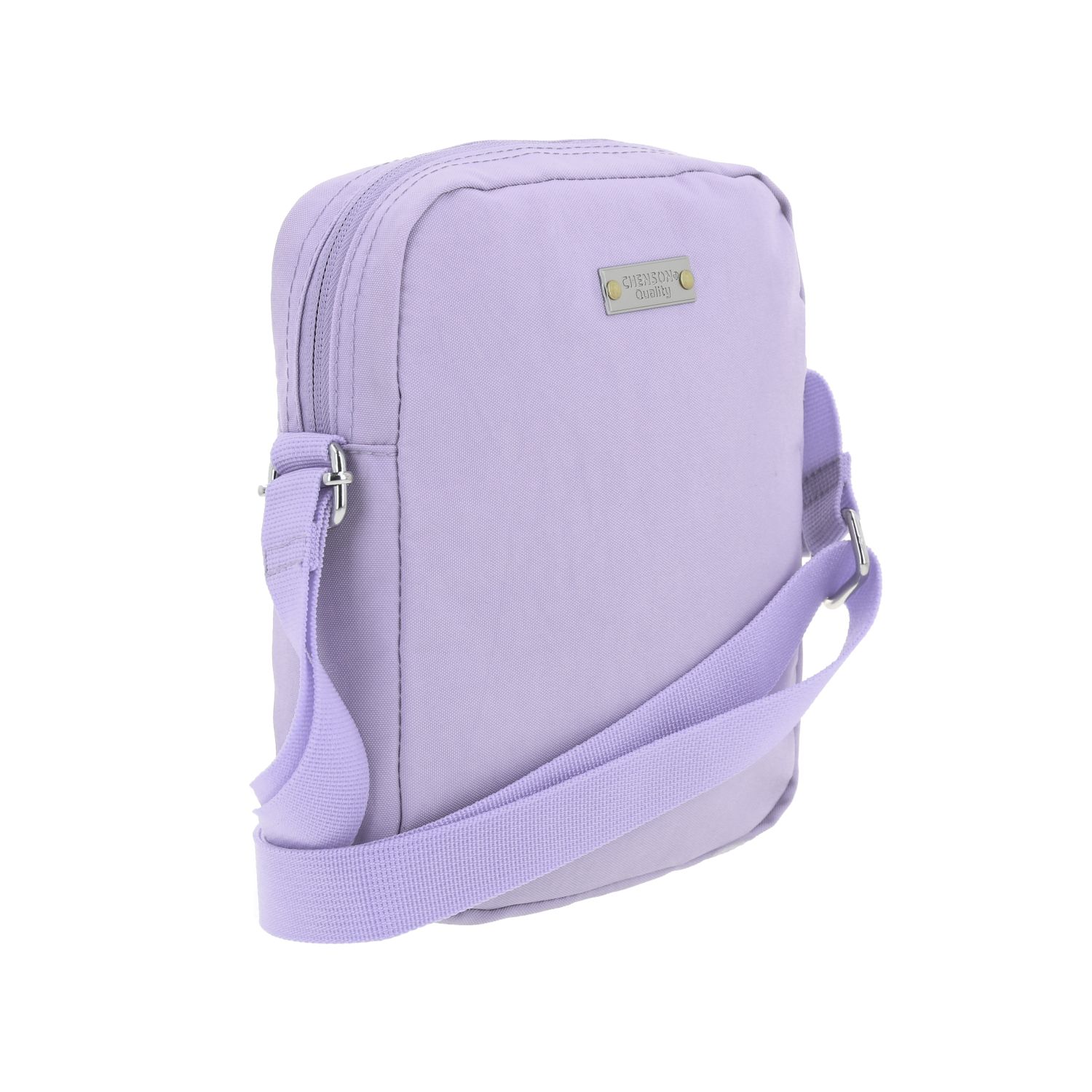 Bolsa de Lado juvenil 1818 by Chenson Violeta con múltiples bolsillos 3