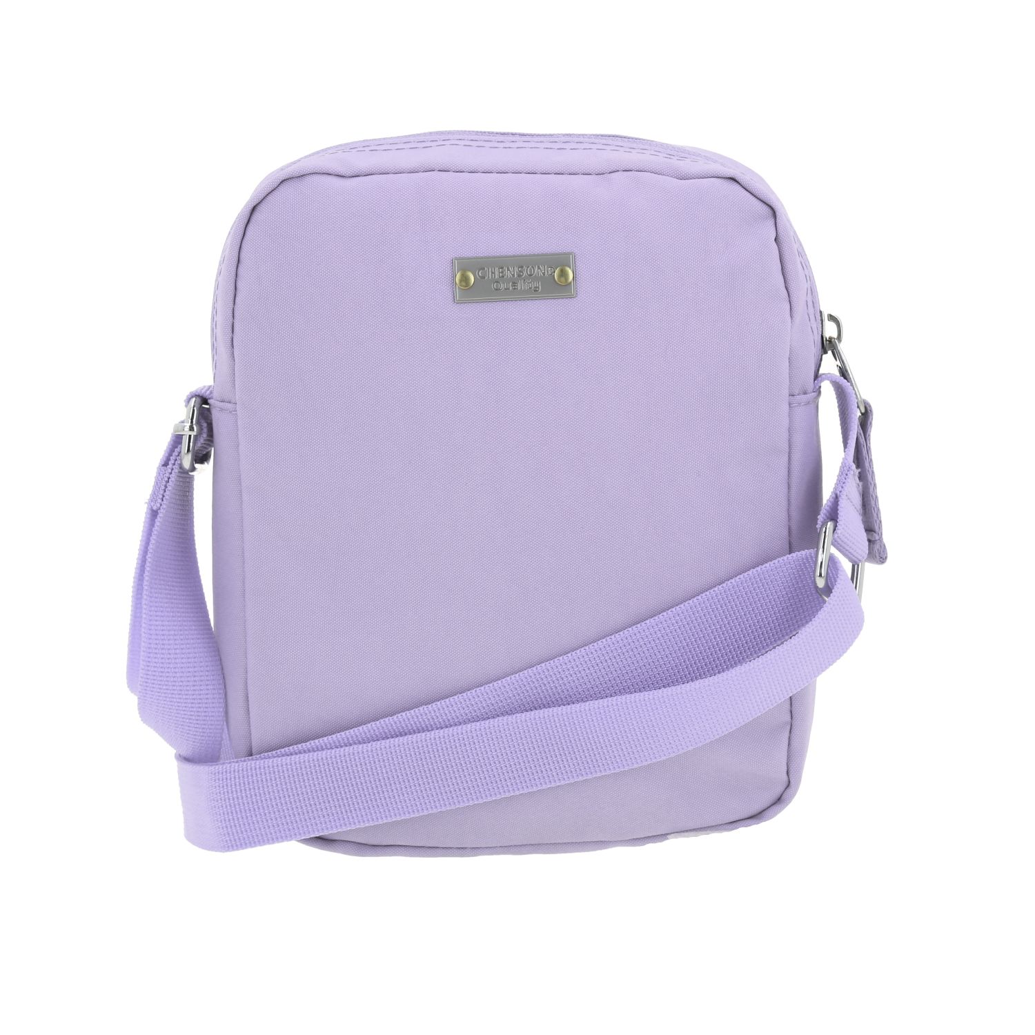 Bolsa de Lado juvenil 1818 by Chenson Violeta con múltiples bolsillos 4