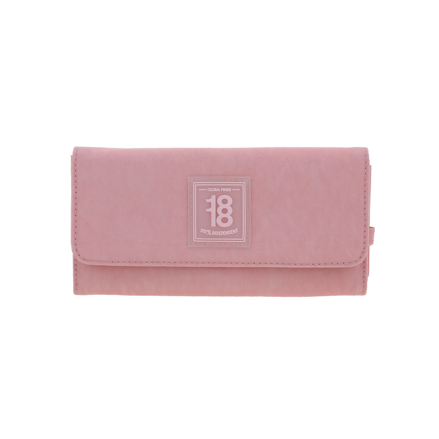 Cartera juvenil rosa 1818 by Chenson con múltiples compartimentos