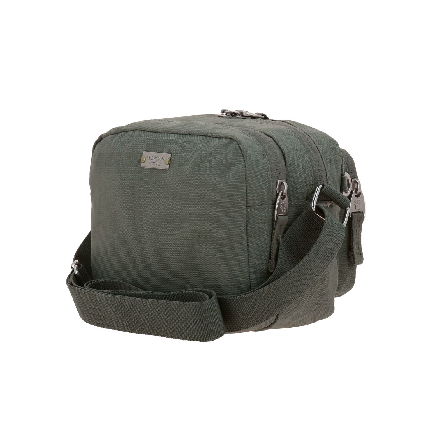Bolsa de Lado 1818 by Chenson Verde Seco Juvenil y Funcional 5