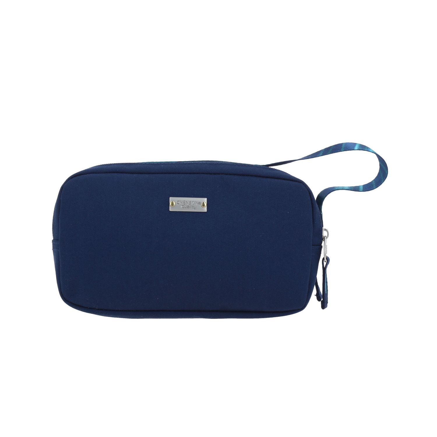 Lapicera escolar azul 1818 by Chenson con doble bolsillo y asa de mano 4
