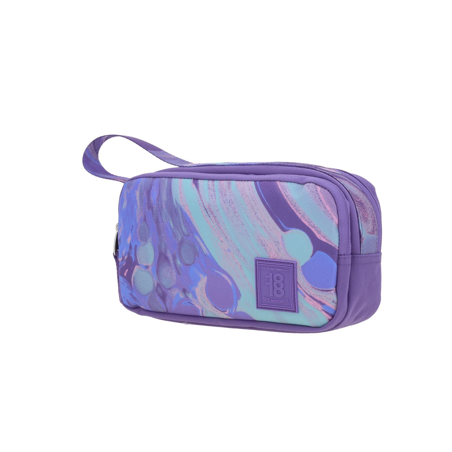 Lapicera escolar 1818 by Chenson color violeta con doble bolsillo 2
